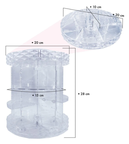 Organizador de Maquillaje 360