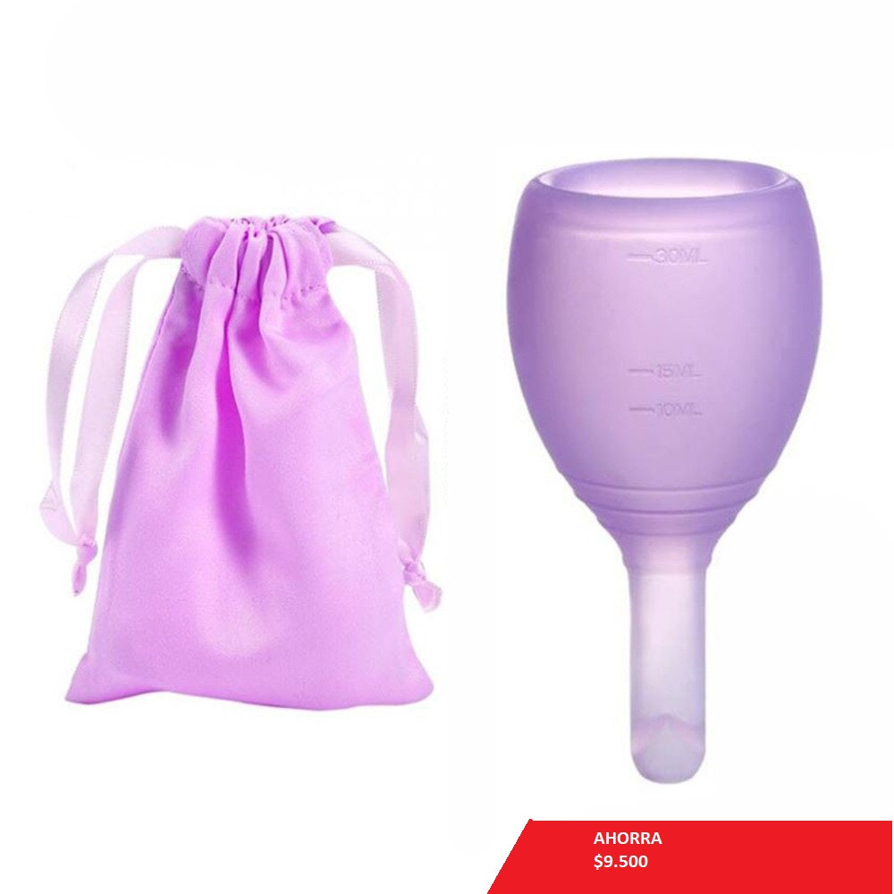 Copa Menstrual Reutilizable con Válvula