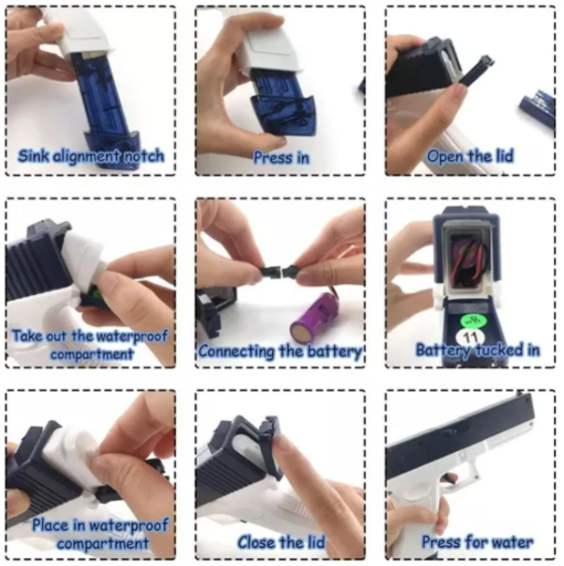 Pistola de Agua Eléctrica