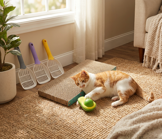 Combo Especial para Gatos — Juego, Estimulación y Limpieza