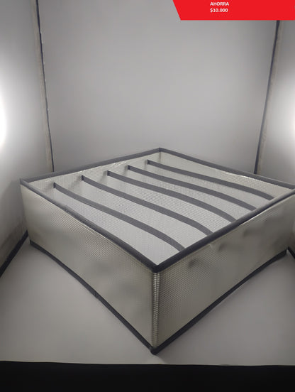 Organizador de Ropa Plegable con 7 Compartimentos 32 cm X 25cm X 17cm - TCC0025