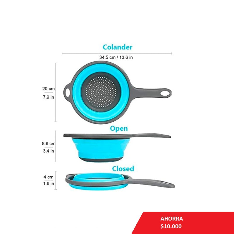 Colador Plegable de Silicona