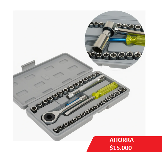 Juego de Herramientas x40 Piezas