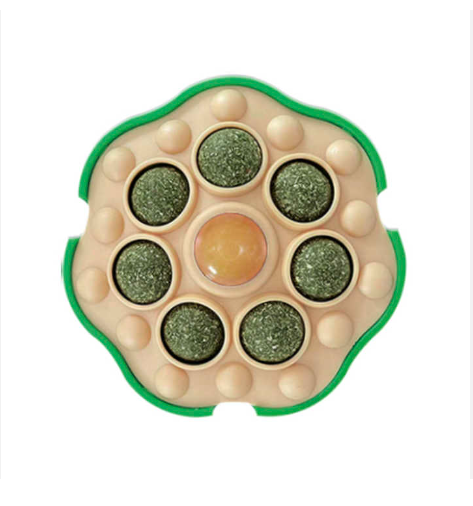 Juguete Plástico + Set de 7 Bolas de Catnip Natural para Gato - TCC0020