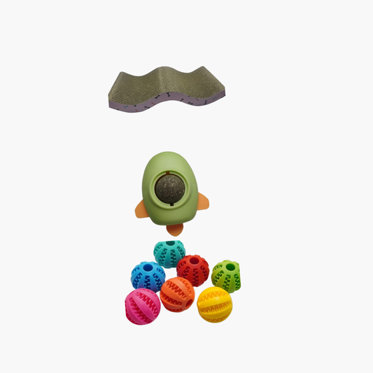Combo Especial Gatos — Juego, Estimulación y Cuidado Dental