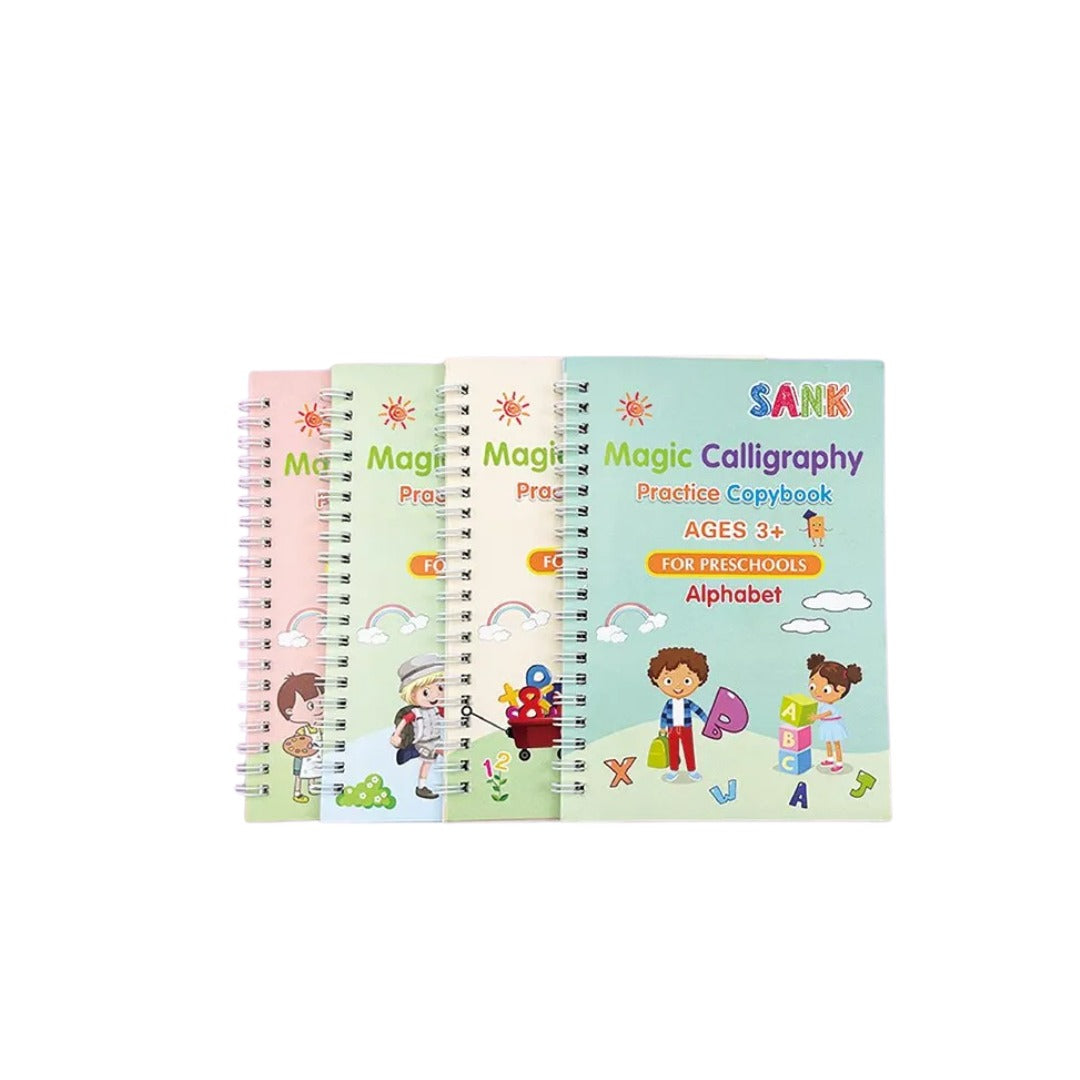 4 Libros de Caligrafía Montessori