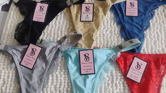 🔥4 Pantys premium Victoria’s Secret diseños y colores surtidos + 2 Gratis🔥 Se Sienten Bien. Se Ven Mejor.