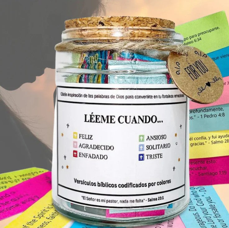 Frasco de Fortaleza Emocional con Dios ¡Lleva 1 y recibe otro GRATIS!